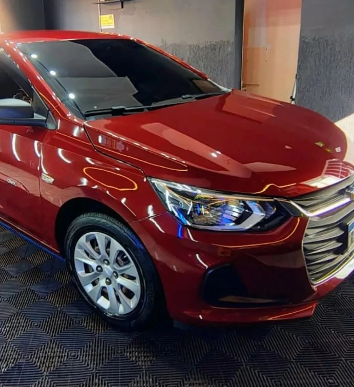 Chevrolet Onix em registro real da L & R no estúdio